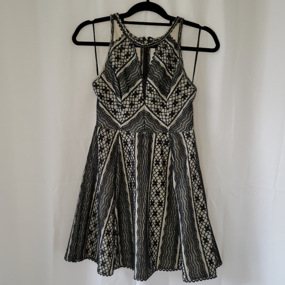 FREE PEOPLE Missed Connections Fit & Flare Dress 10 Fits Like 8 - Picture 3 of 10